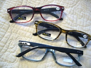 Men's Reading Glasses 1.25 ~ 6.00 Extra Strength Flex Arm Women's Readers R444 - Picture 1 of 15