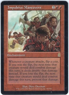 Impulsive Maneuvers Odyssey (ODY) Rare – MTG Magic the Gathering Card - Image 1 of 2