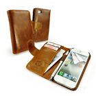 Tuff-Luv Personalised Vintage Leather Wallet-Style Case Cover for iPhone 5 / 5s