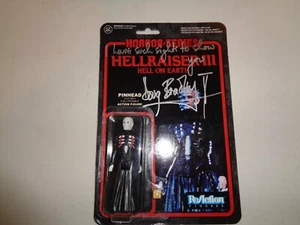 Doug Bradley Signed Hellraiser Pinhead ReAction Figure With COA RARE - Picture 1 of 4