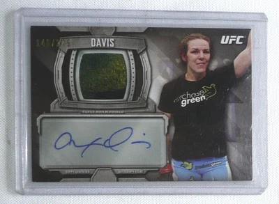 ALEXIS DAVIS UFC  2014 Topps Knockout Autographed Relic Card KAR-AO 140/275 - Image 1 of 2