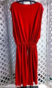 Crusader Tabard Costume Piece Sleeveless Red Polyester Elastic Waist Tabard OS - Picture 1 of 4
