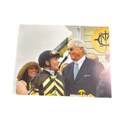 ¡Foto firmada por Gary Stevens de 8,5x11! Legendario Jockey ganador en 3 caballos Derby KY! Foto 1 de 2