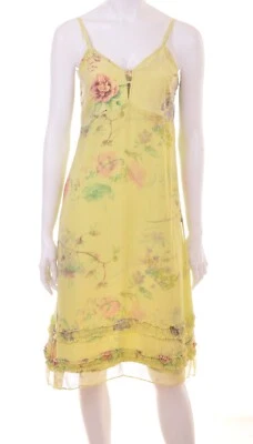 Da-Nang 豪华品牌仰光洗砂丝绸印度中国背心裙 M 中号 — 第 1/4 张图片