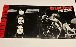 Grand Funk Railroad “Closer to Home” & Live Album LP Record Lot of 2 EX cond. - Picture 1 of 5