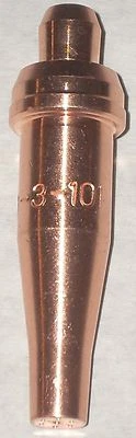 ATL WELDING SUPPLY 4-3-101 Acetylene Cutting Torch Tips Fits Small Victor Torch Cuts 4" Thick 2pk