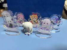 Re:ZERO Acrylic stand suwarasetai Anime Goods lot of 8 Set sale Lum rem Emilia