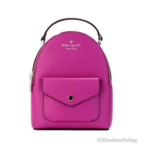 Kate Spade Schuyler Mini Baja Rose Saffiano PVC Leather Backpack Bag Purse - Picture 1 of 8