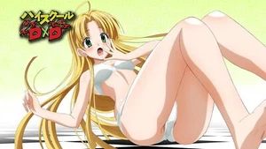 Anime high school dxd argento asia legs panties white Playmat Game Mat Desk - Picture 1 of 1