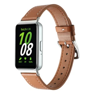 Leather Watch Band For Samsung Galaxy Fit 3 SM-R390 Replacement Bracelet Strap - Photo 1 sur 21