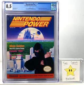 Nintendo Power Magazine 5 Volume #5 Ninja Gaiden 1989 CGC Grade 8.5 - Imagen 1 de 4