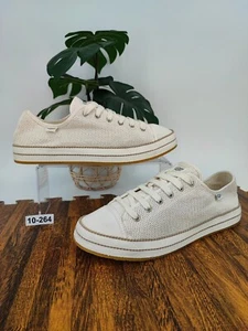 Zapatillas deportivas UGG para mujer Claudi informales blancas tejidas bajas con cordones talla 10 EE. UU. - Imagen 1 de 9