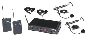 Samson Concert 288 Presentation Headset Lavalier Wireless Microphone System - Picture 1 of 11