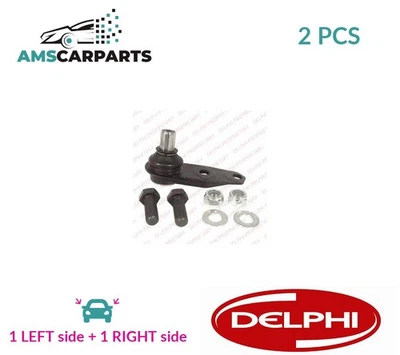 SUSPENSION BALL JOINT PAIR FRONT LOWER TC2435 DELPHI 2PCS NEW OE REPLACEMENT - Image 1 of 4
