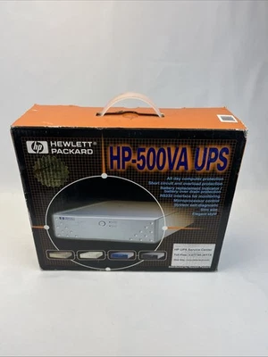 HP Uninterruptible Two Outlet Power Supply RS-232 HP500VA UPS - Image 1 of 2