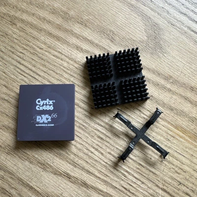 486 Cyrix Cx486 DX2 66-MHz Cx486DX2-66GP CPU Ceramic Processor 1993 Rare Vintage - Image 1 of 4