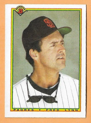 FRED LYNN SAN DIEGO PADRES #216 - BOWMAN NM-MT 1990 - Image 1 of 2