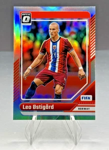 Leo Ostigard Cubic 2024-25 Panini Donruss Soccer FIFA #95 Silver Prizm SP Norway - Bild 1 von 3