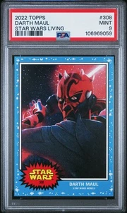 Juego vivo Topps Star Wars 2022 #308 Darth Maul PSA 9 como nuevo 106969059 - Imagen 1 de 2