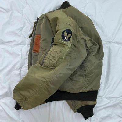 Buzz Rickson'sMA-1 Flight Jacket Khaki Exact Reissue M13785 M _#467 - Image 1 of 4