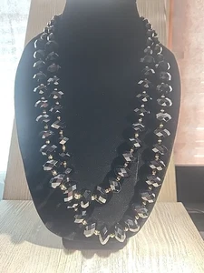 Unbranded KT Clasp Black Beaded Necklace - Picture 1 of 3