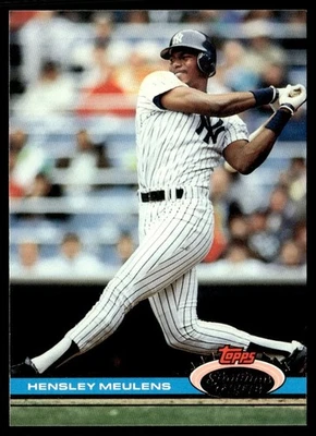 1991 Stadium Club Hensley Meulens New York Yankees #503 - Image 1 of 2