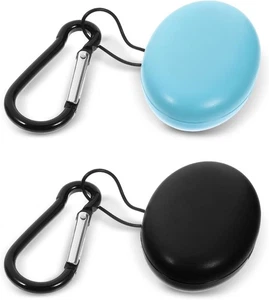 Thinp 2 Pcs Earplug Case,Loop Earplugs Case 1 Count (Pack of 2), Black,blue  - Picture 1 of 8