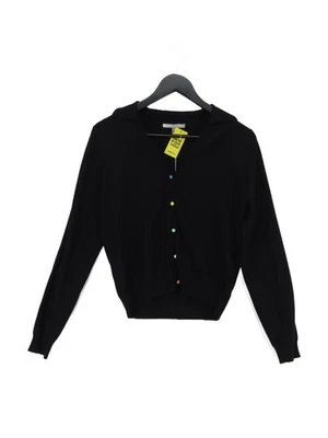 Oliver Bonas Women's Cardigan UK 10 Black Viscose - Image 1 of 4
