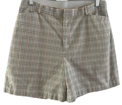 Vintage Plaid Dockers Blue, Pink, & Beige Size 12 Shorts - Image 1 of 4