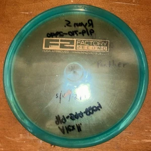 Innova F2 Champion Panther Disc Golf Driver 175g Blue Gold Foil - Picture 1 of 1