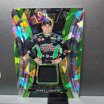 2025 Select Nascar Racing Bobby Labonte Cracked Ice Selective Swatches  SS-BLT - Image 1 of 2