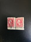 Stamp USA George Washington Rare Stamp  Two cents Red , Red Line  H Perf  13