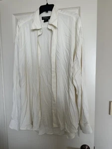 Mondo Di Marco Knopfleiste Herren XL 54 cremebeige Made in Italy ELEGANT ~ - Bild 1 von 10