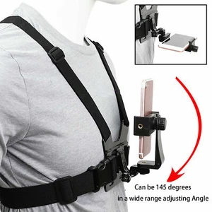 Chest Mount Harness Strap Phone Holder Action Camera POV for Mobile Phone EM - Picture 1 of 9