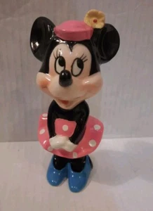 Walt Disney Japan Minnie Mouse Keramik Figur Japanisch 5 1/2 mal 3 Zoll - Bild 1 von 7