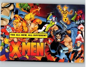 Tarjeta promocional 1995 Marvel Comics X-Men totalmente nueva, todas diferentes 3,25" x 2,5" - Imagen 1 de 2