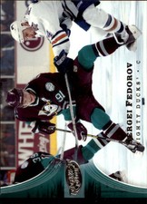 2005-06 Upper Deck Power Play Anaheim Ducks Hockey Card #3 Sergei Fedorov