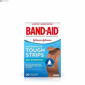 Band-Aid Tough-Strips Waterproof Adhesive Bandages 20 Count - Picture 1 of 1