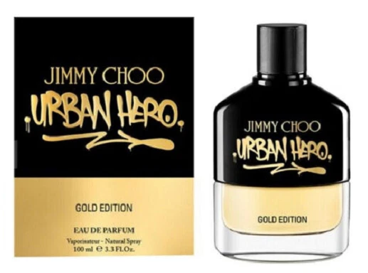 Jimmy Choo Urban Hero Gold Edition 3,3 OZ eau de parfum colonia para hombre nuevo en caja Foto 1 de 1