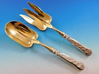 Olympian by Tiffany and Co Sterling Silver Salad Serving Set HH AS GW 9 1/4" - Image 1 of 4