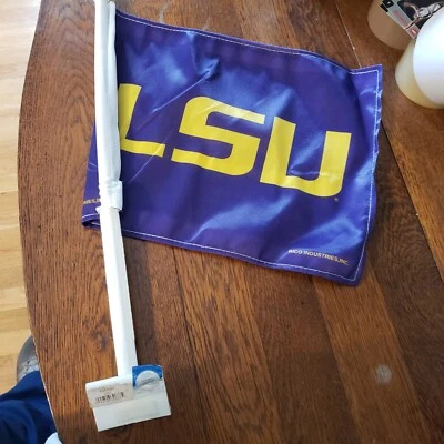 Louisiana State University (LSU) NEW Car Flag - Collegiate Licensed Product - Image 1 of 4