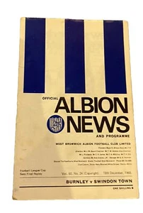 BURNELY V SWINDON TOWN - REPETICIÓN SEMIFINAL COPA LIGA - 18/12/1968 - Imagen 1 de 1