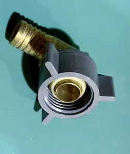 90 DEGREE BRASS PEX SWIVEL BARB FITTING 1/2” FPT RV CAMPER CRIMP STYLE QTY 40 - Picture 1 of 3