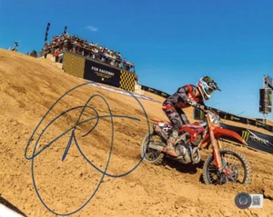 CHASE SEXTON SIGNED AUTOGRAPHED 8x10 PHOTO SUPERCROSS MOTOCROSS HERO BECKETT BAS - Picture 1 of 2