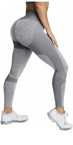 Seamless leggings for women Workout yoga pants But lifting high waisted Size MED - Picture 1 of 2