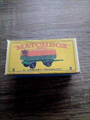 Matchbox Regular Wheels No2  Mercedes Trailer  - Replica / Copy Box only - Image 1 of 3