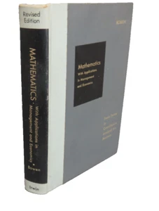 Mathematics with Applications in Management and Economics 1967 Revised Edition - Picture 1 of 12