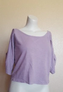 Elizabeth and James Oversized Knit Tee Top Lilac Purple M H024 New $80 - Picture 1 of 10