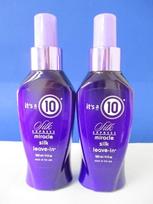 2 x It's a 10 Silk Express Miracle Silk Leave in 4 oz - Image 1 of 2