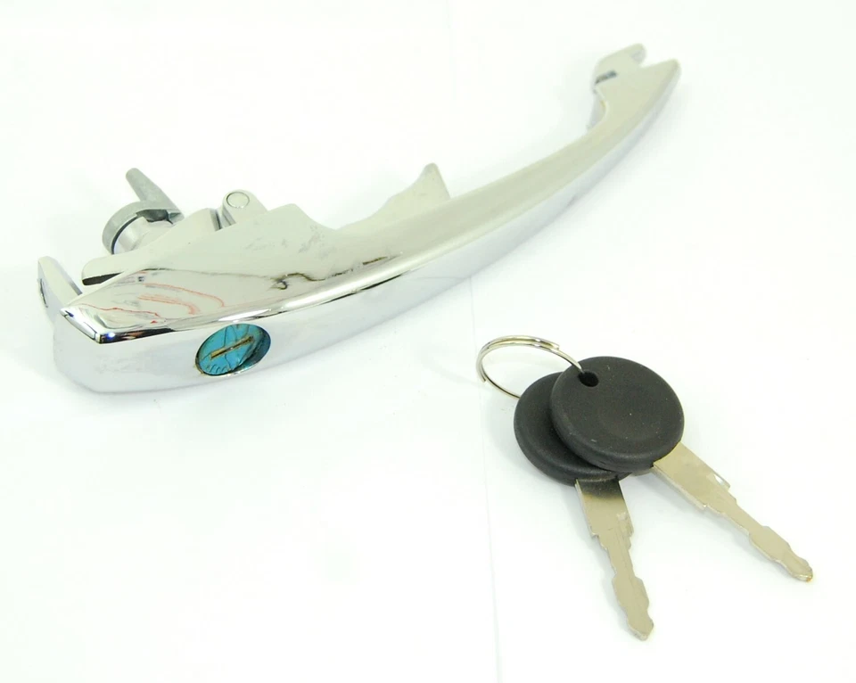 Maçaneta externa da porta com chaves lado direito ou esquerdo compatível com Volkswagen Ghia 1968-1974 - Imagem 1 de 2